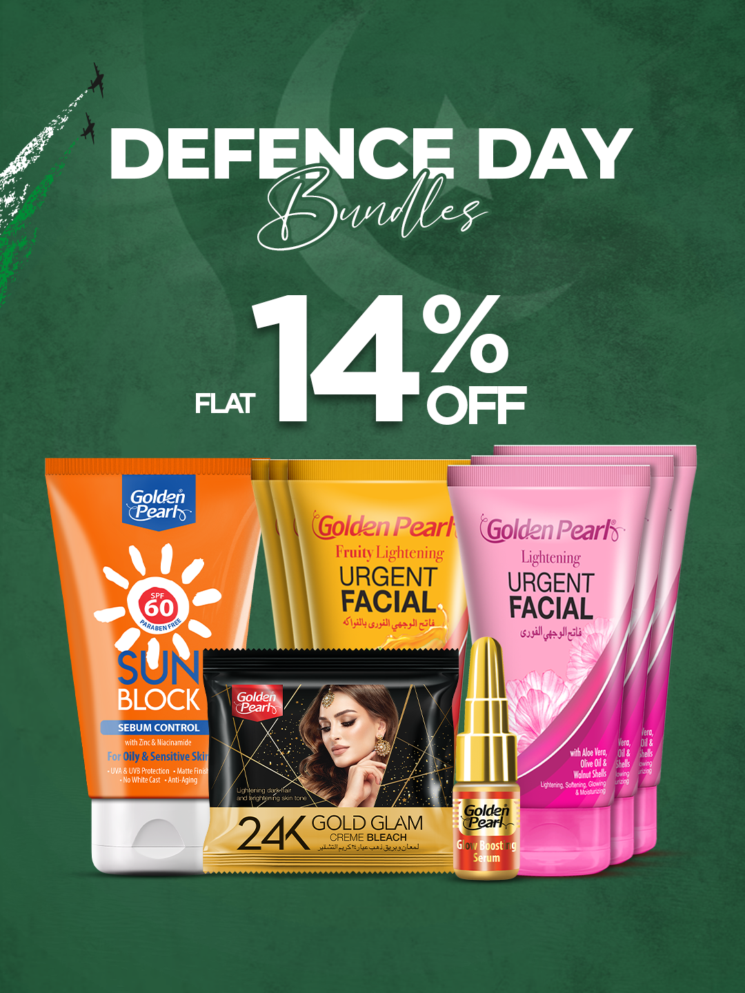 Defence Day Bundle 8: Urgent Glow Facial Pack