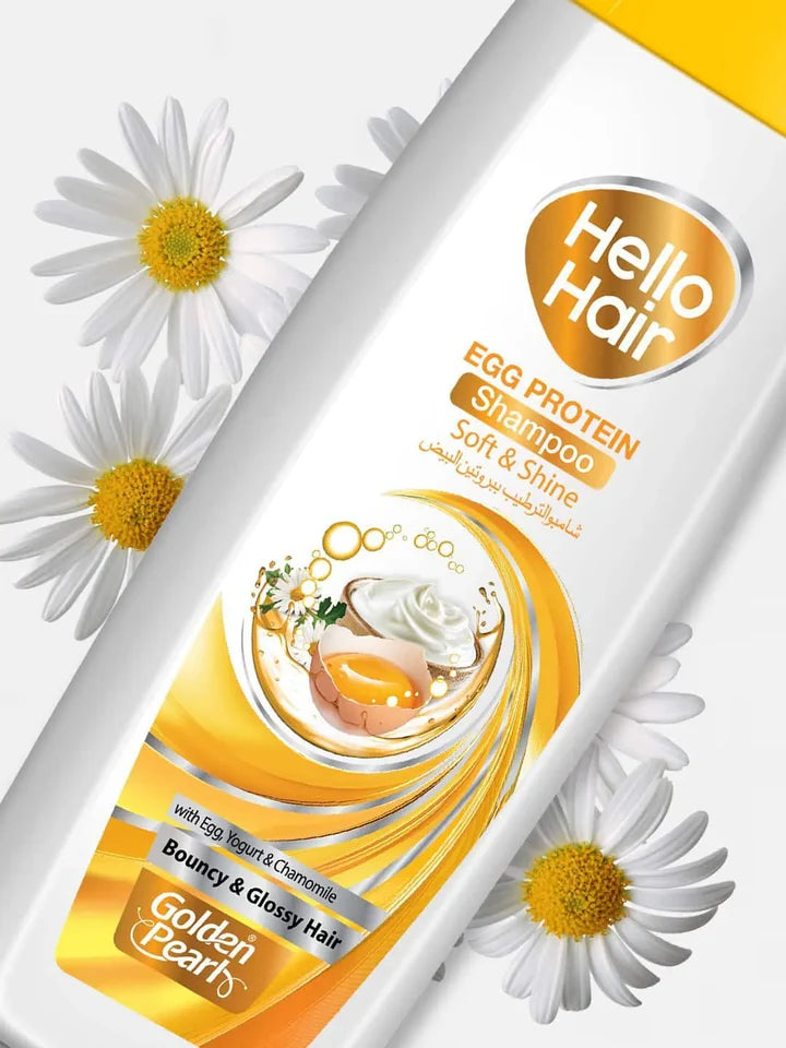 Hello Hair - 180 ML Egg Protein Shampoo Trade Pack