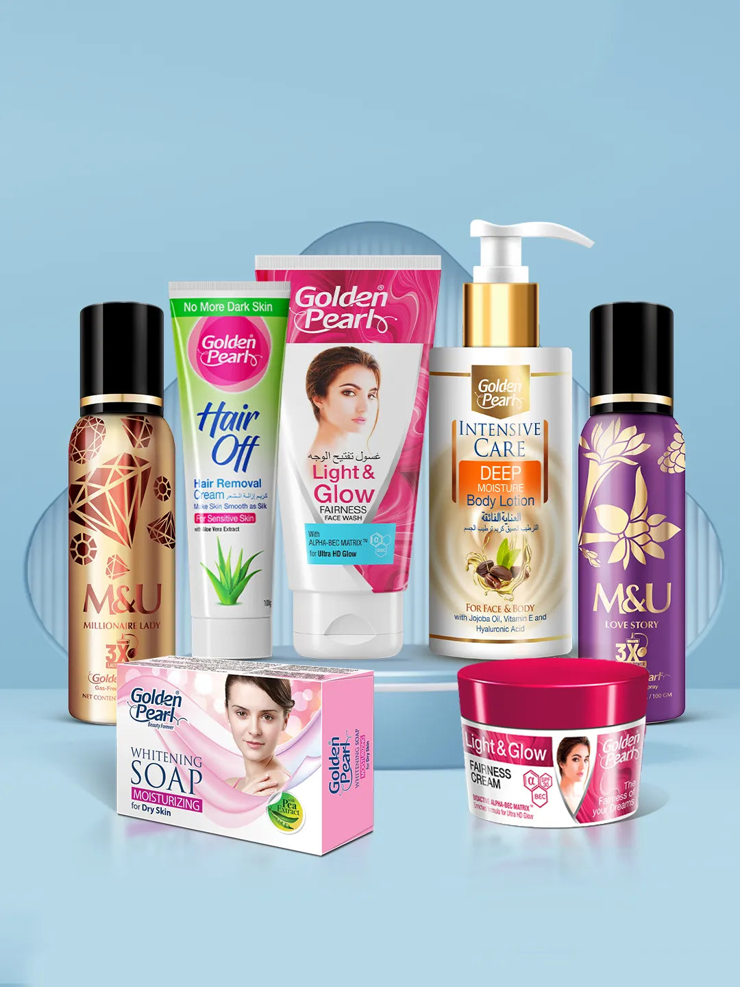 Golden Pearl Pakistan Shine Body Care Bundle Deal