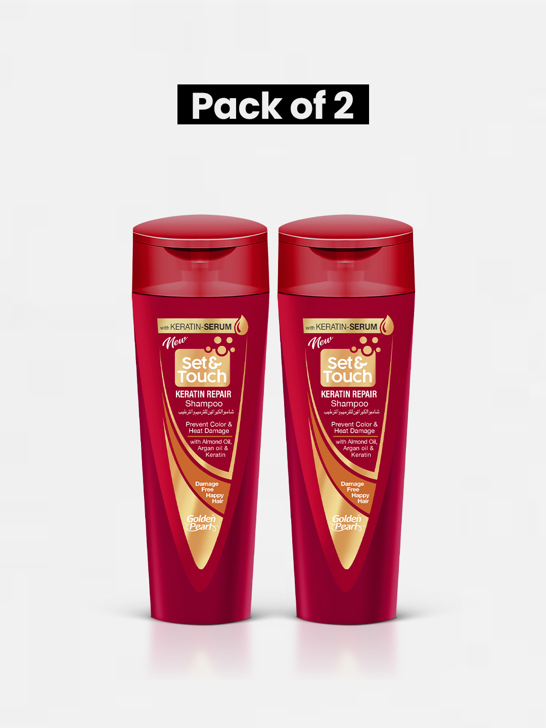 Pack of 2 Set and Touch - Keratin Repair Shampoo