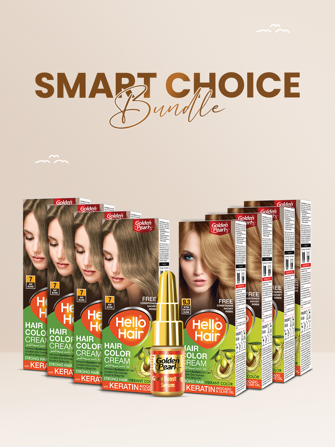 Smart Choice Bundle 13: Hair Color & Glow Essentials
