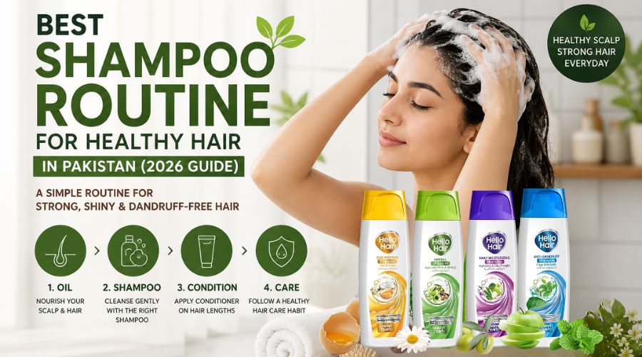 Best Shampoo Routine for Healthy Hair in Pakistan (2026 Guide)
