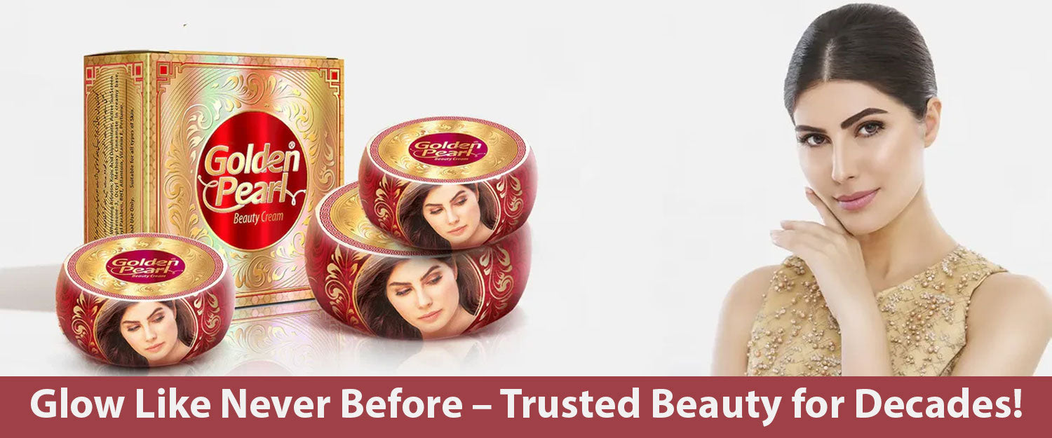 golden pearl beauty cream banner