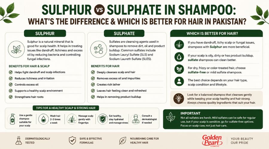 Sulphur vs Sulphate in Shampoo – What’s the Real Difference?