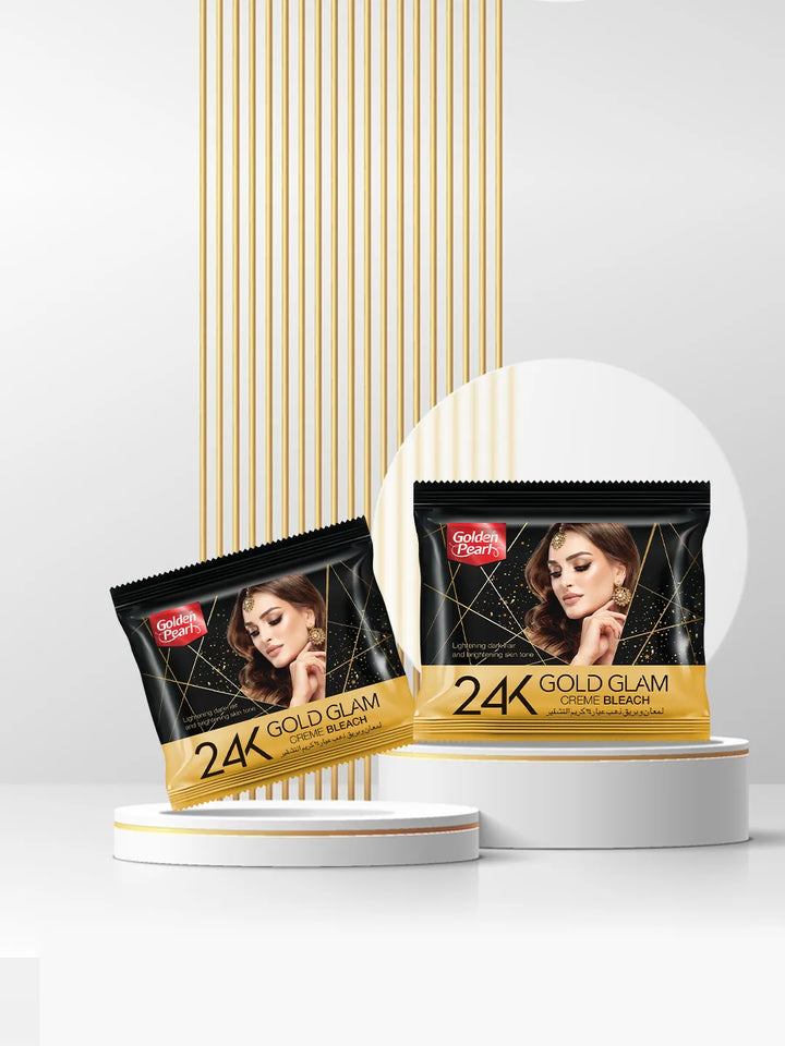 Golden Pearl Pakistan (Pack of 5)    24K Gold Glam Cream Bleach Deal