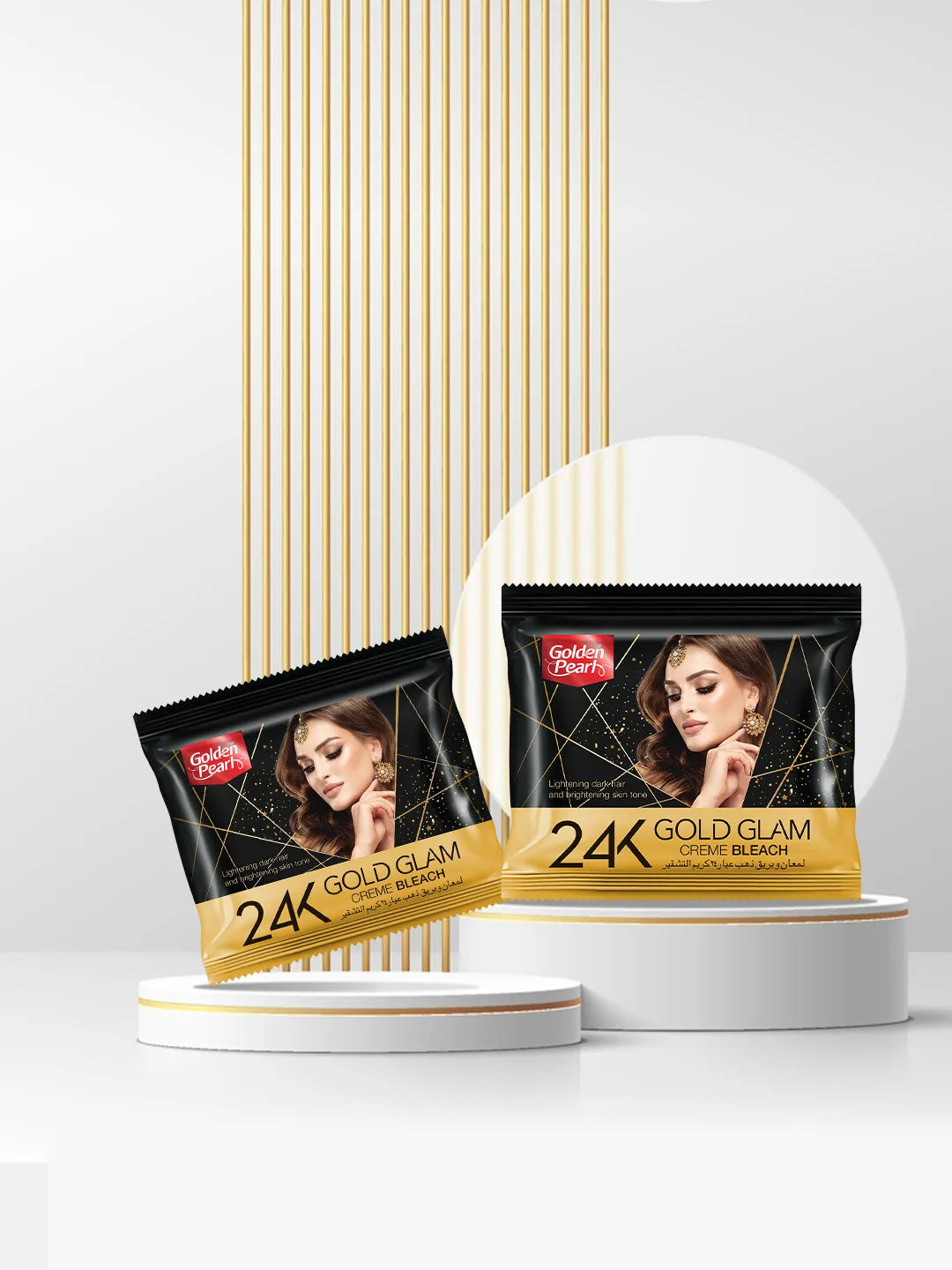 Golden Pearl Pakistan 24K Gold Glam Cream Bleach Bulk