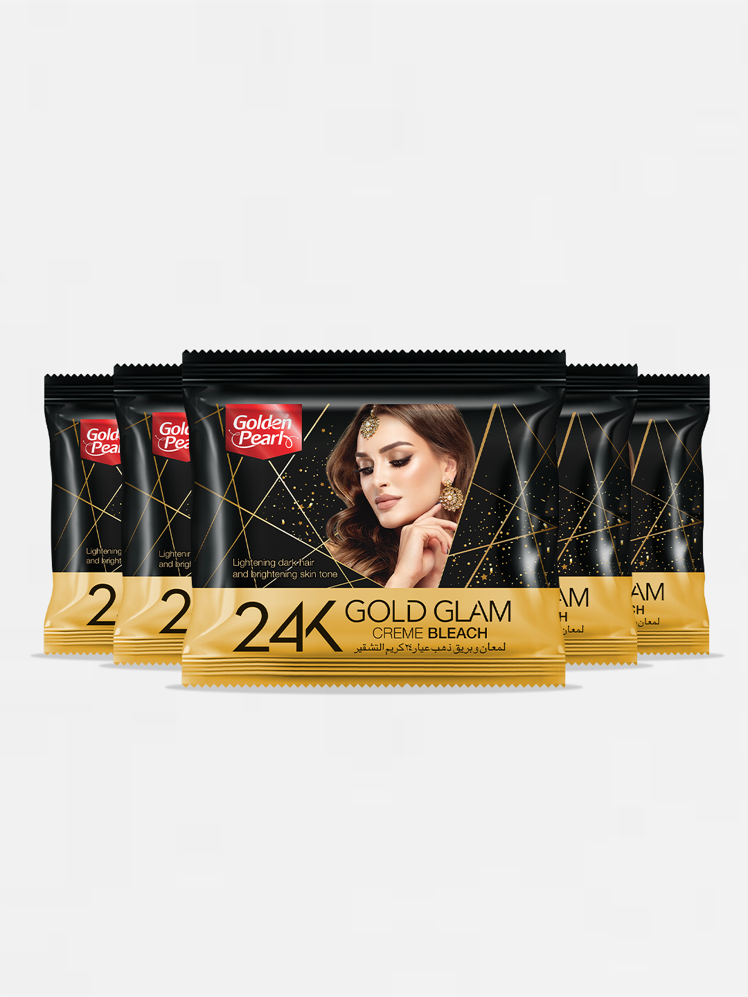 Golden Pearl Pakistan (Pack of 5)    24K Gold Glam Cream Bleach Deal