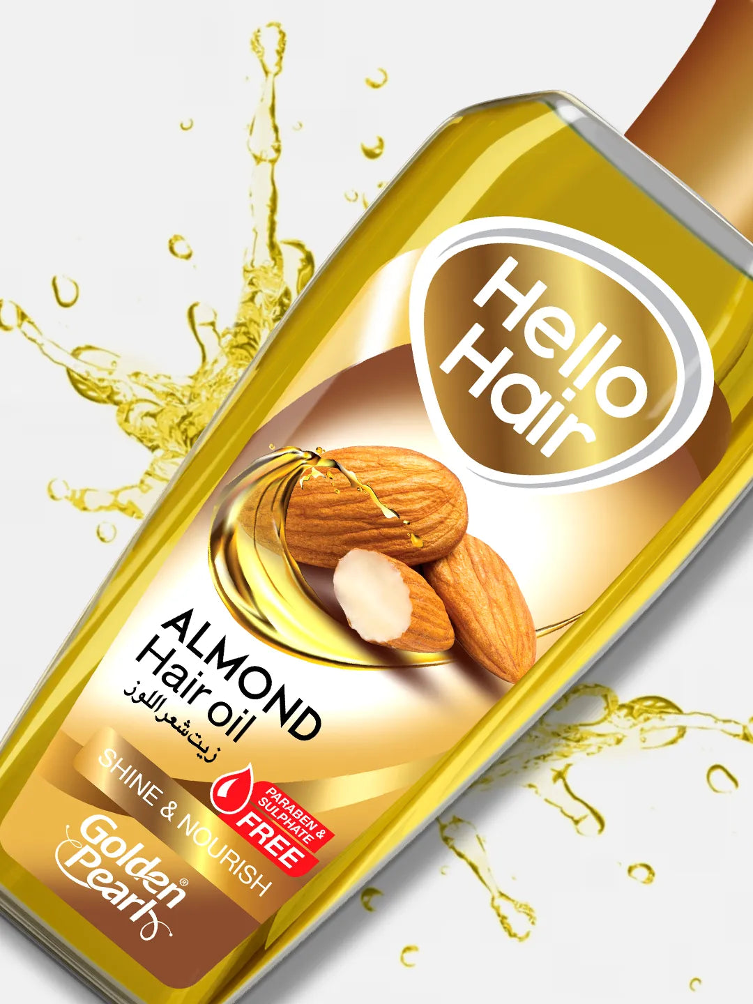 Golden Pearl Pakistan Hello Hair Almond Hair Oil