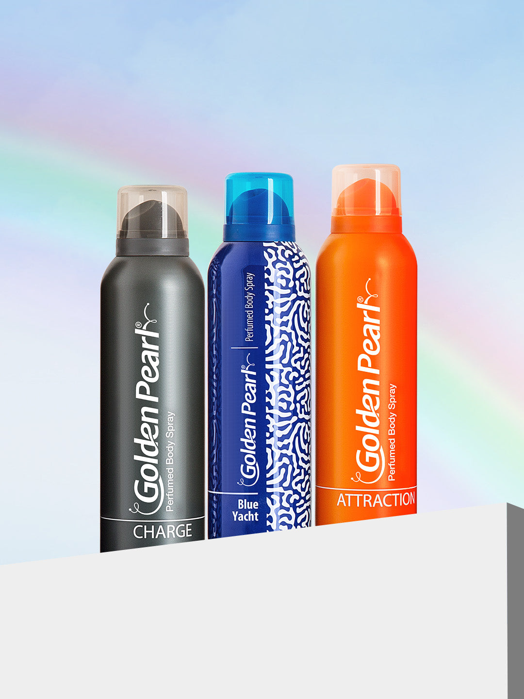 Pack of 3 Body Spray (Attraction, Charge &  Blue Yacht)