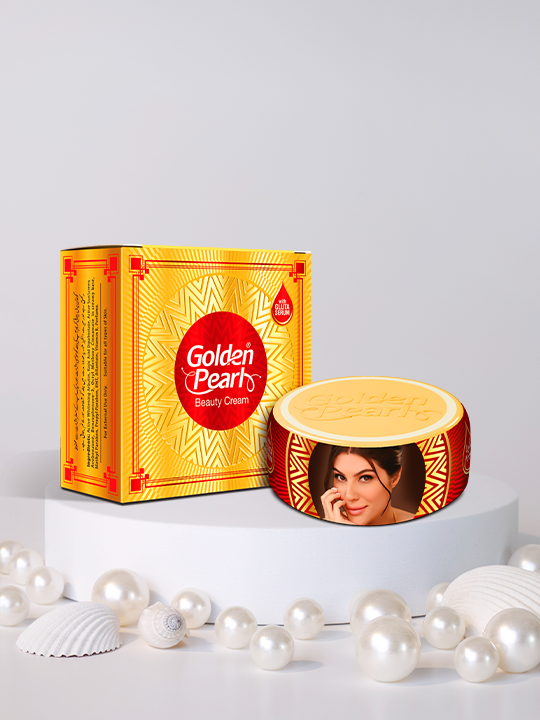 beauty cream with packaging on a white background