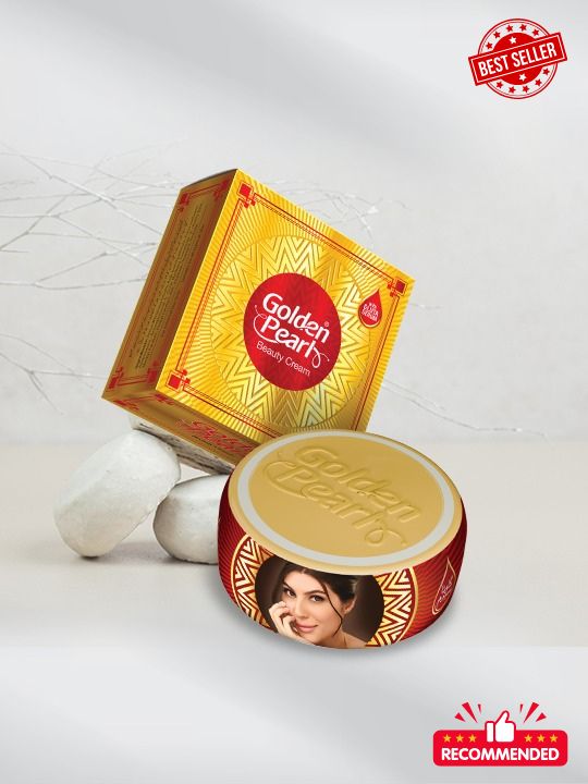 Beauty cream packaging with a white background