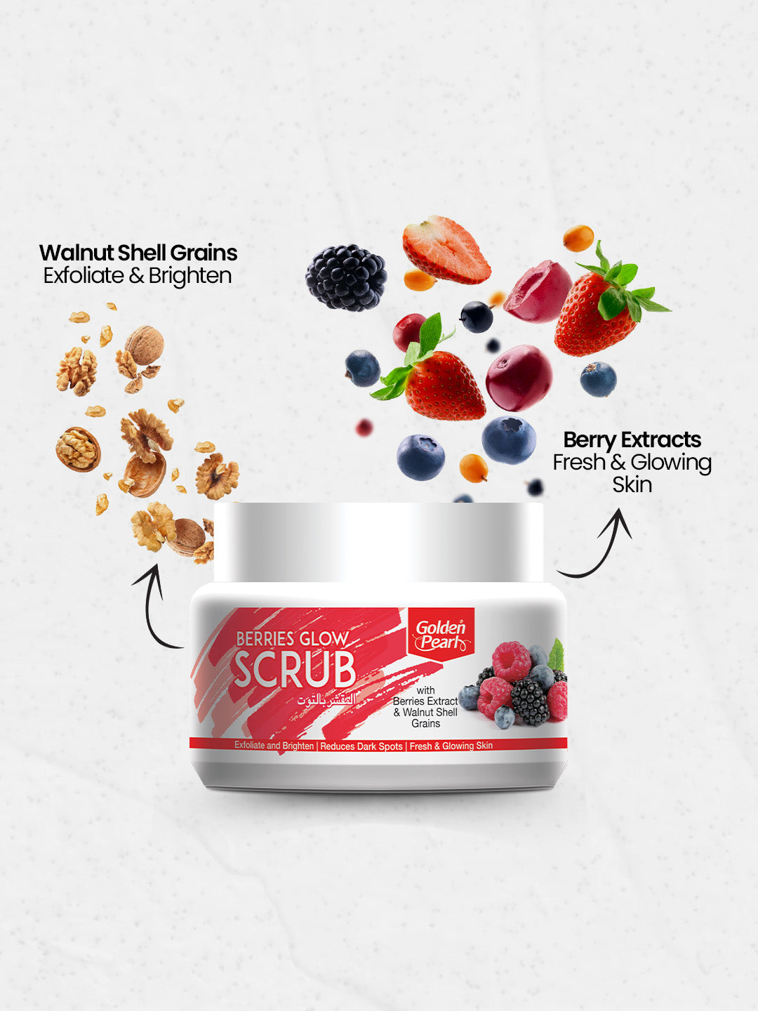 Golden Pearl Pakistan Berries  Glow  Facial  Scrub