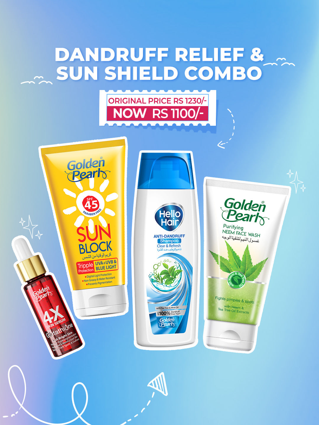 Dandruff Relief & Sun Shield Combo