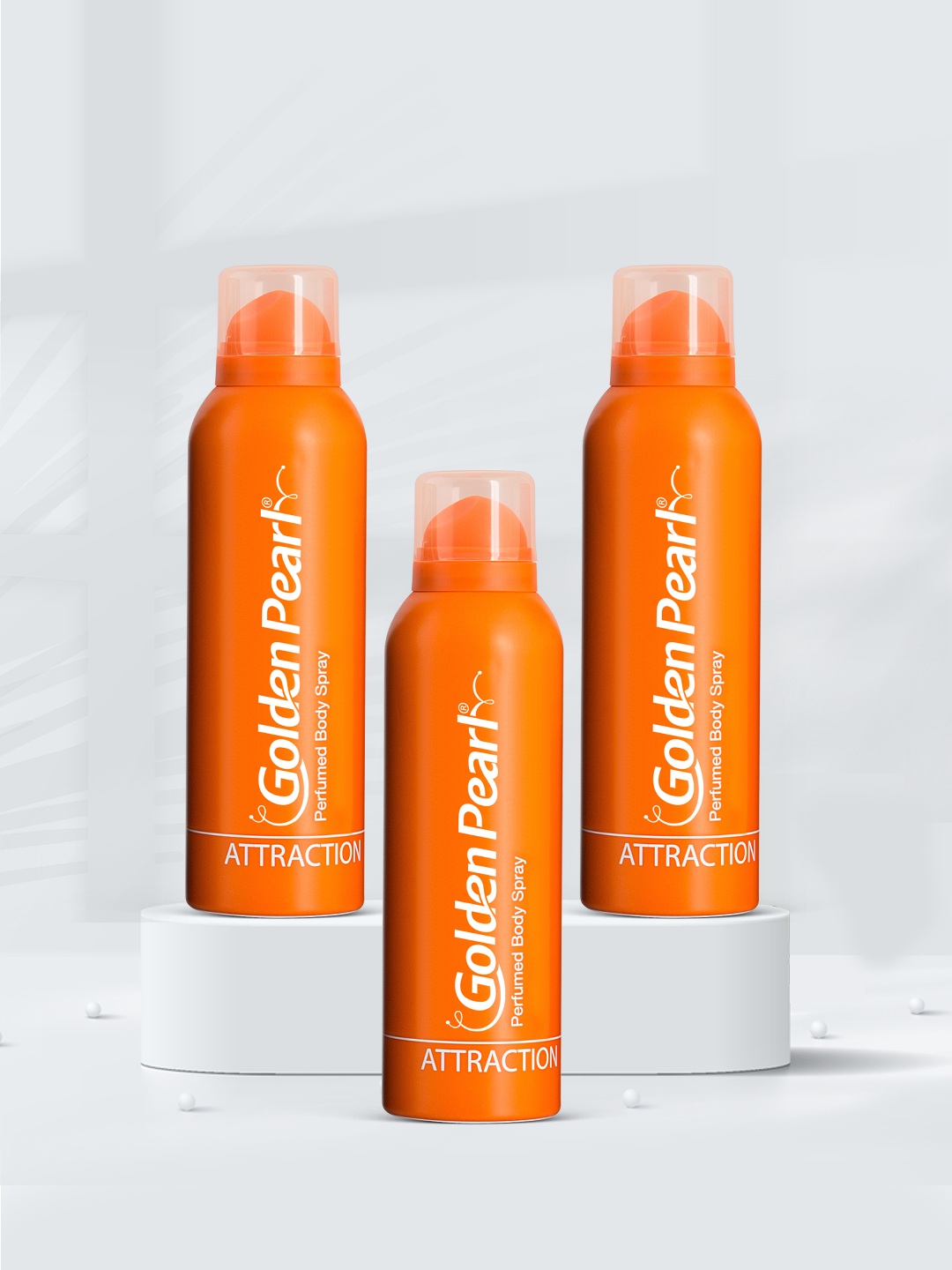 Golden Pearl Pakistan Pack of 3 Attraction Body Spray Deal