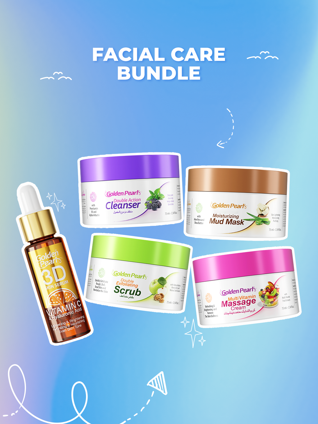 Golden Pearl Pakistan Facial Care Bundle Deal