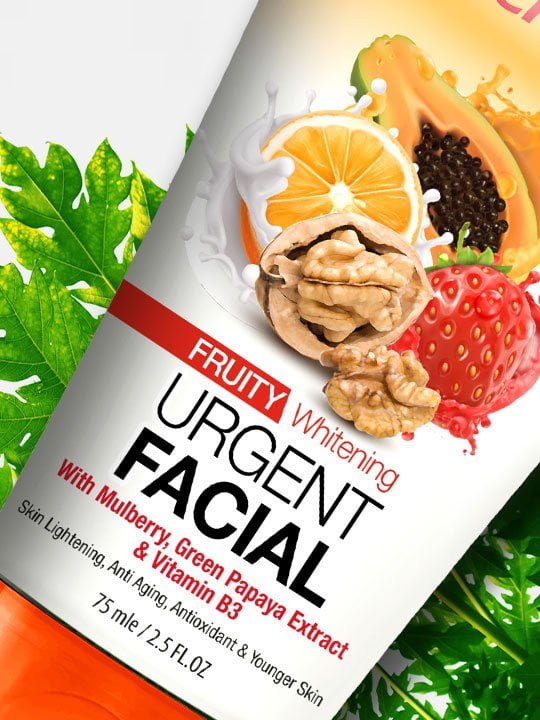 Pack of 3  Fruity Whitening Urgent Facial