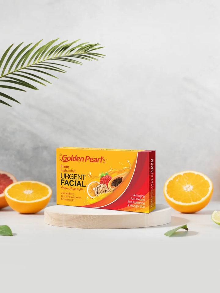 Golden Pearl Pakistan Fruity Whitening Urgent Facial