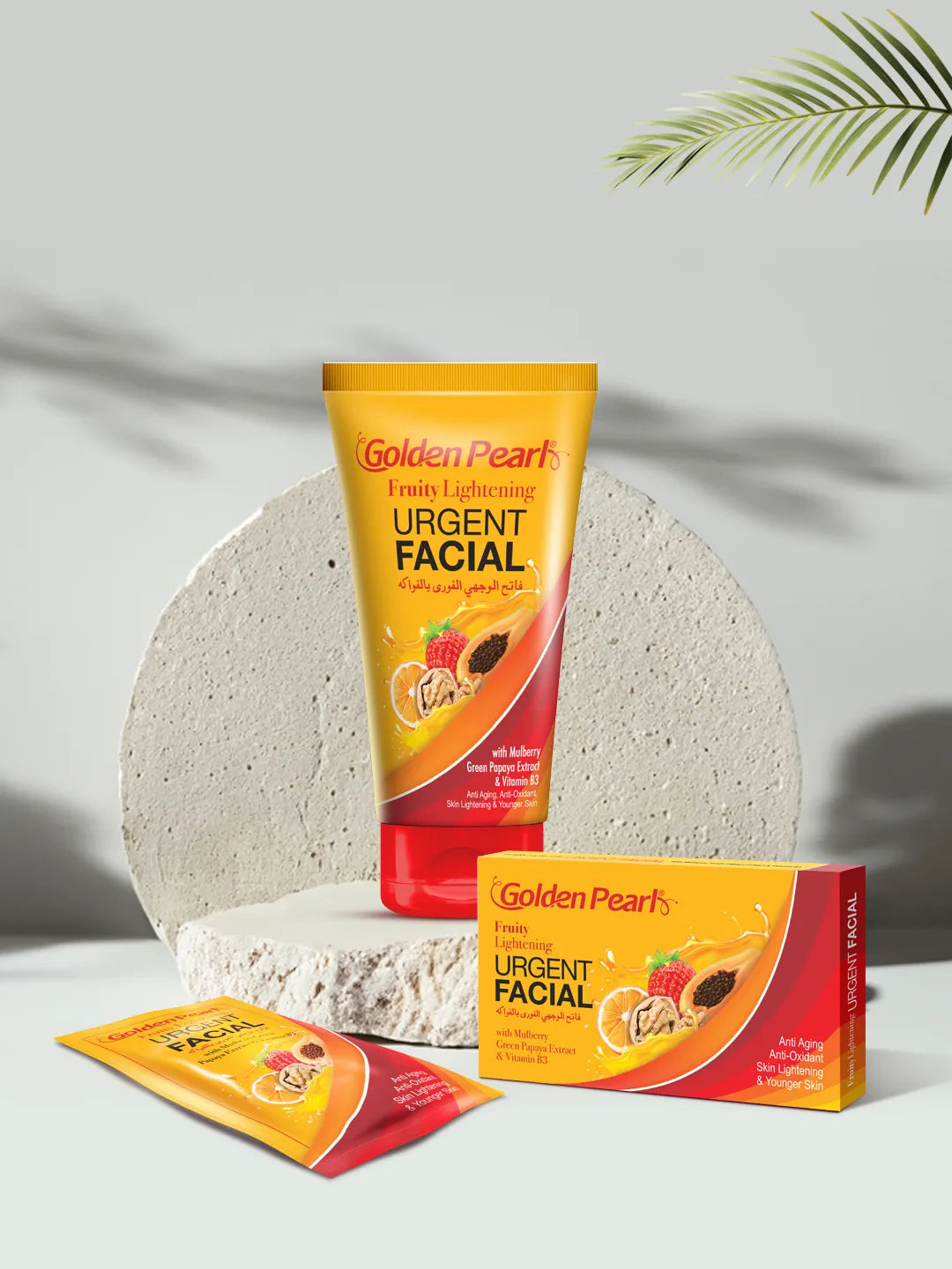 Golden Pearl Pakistan Fruity Whitening Urgent Facial