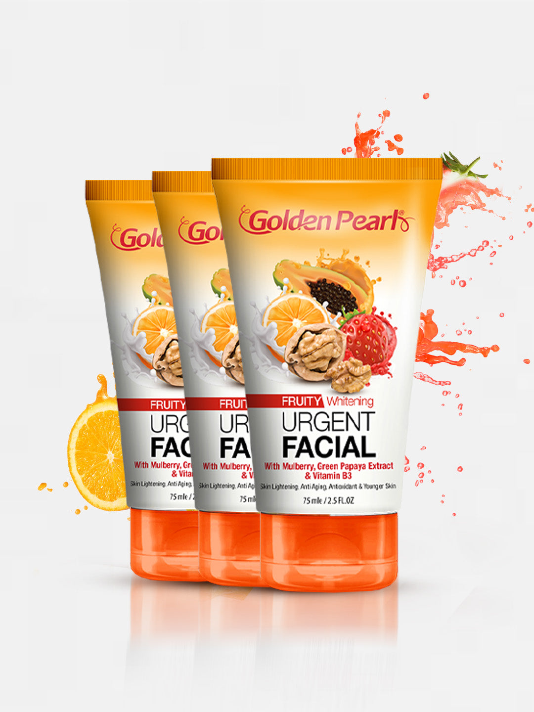 Pack of 3  Fruity Whitening Urgent Facial