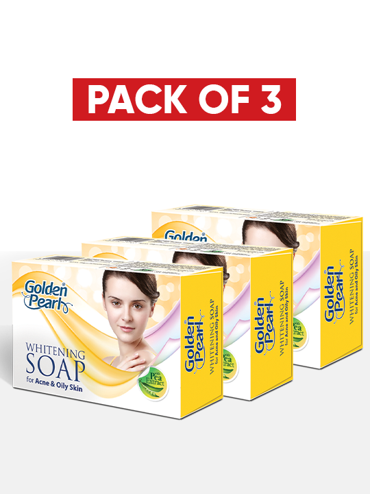 Pack of 3 Glowing Soap - Acne Prone & Oily Skin Deal