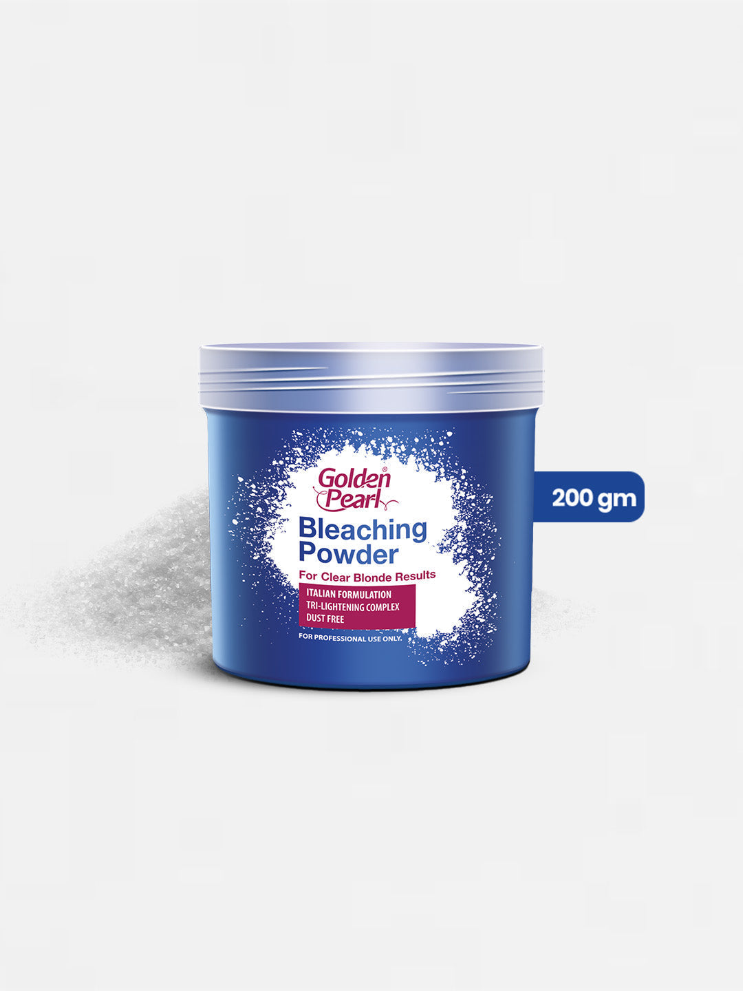 Bleaching powder container with &