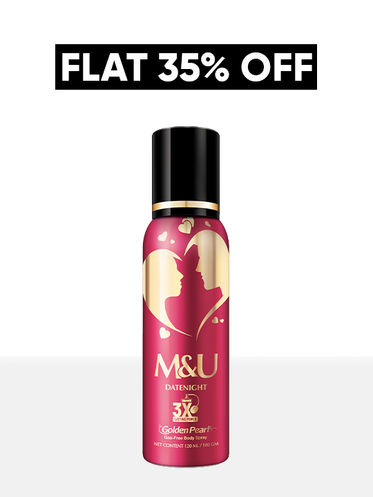 Deodorant spray bottle with &