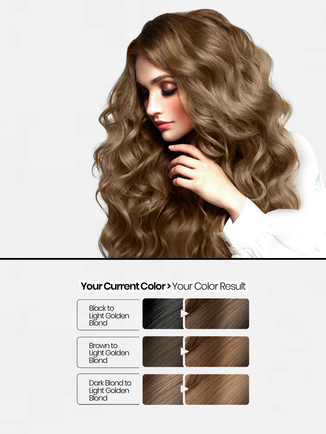 Golden Pearl Pakistan Hello Hair - Hair Color Light Golden Blond 6.3