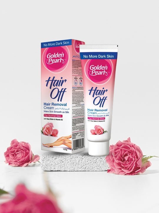 Golden Pearl Pakistan Hair Off - Hair Removal Cream - Rose