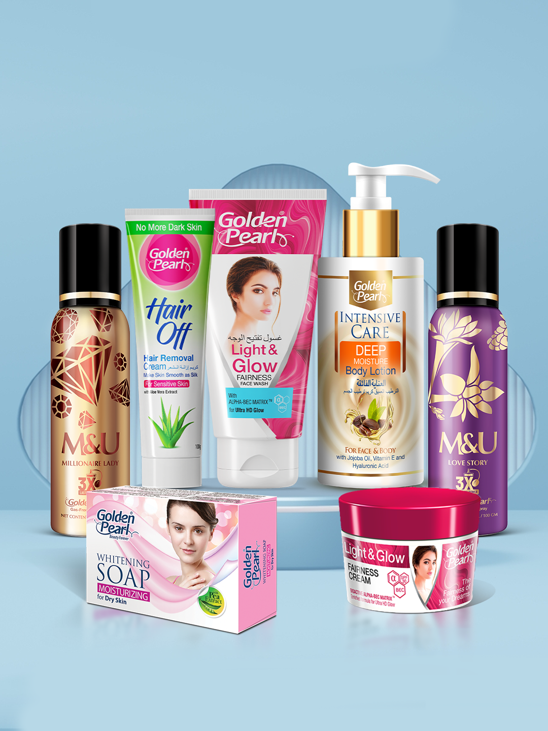 Golden Pearl Pakistan Shine Body Care Bundle Deal