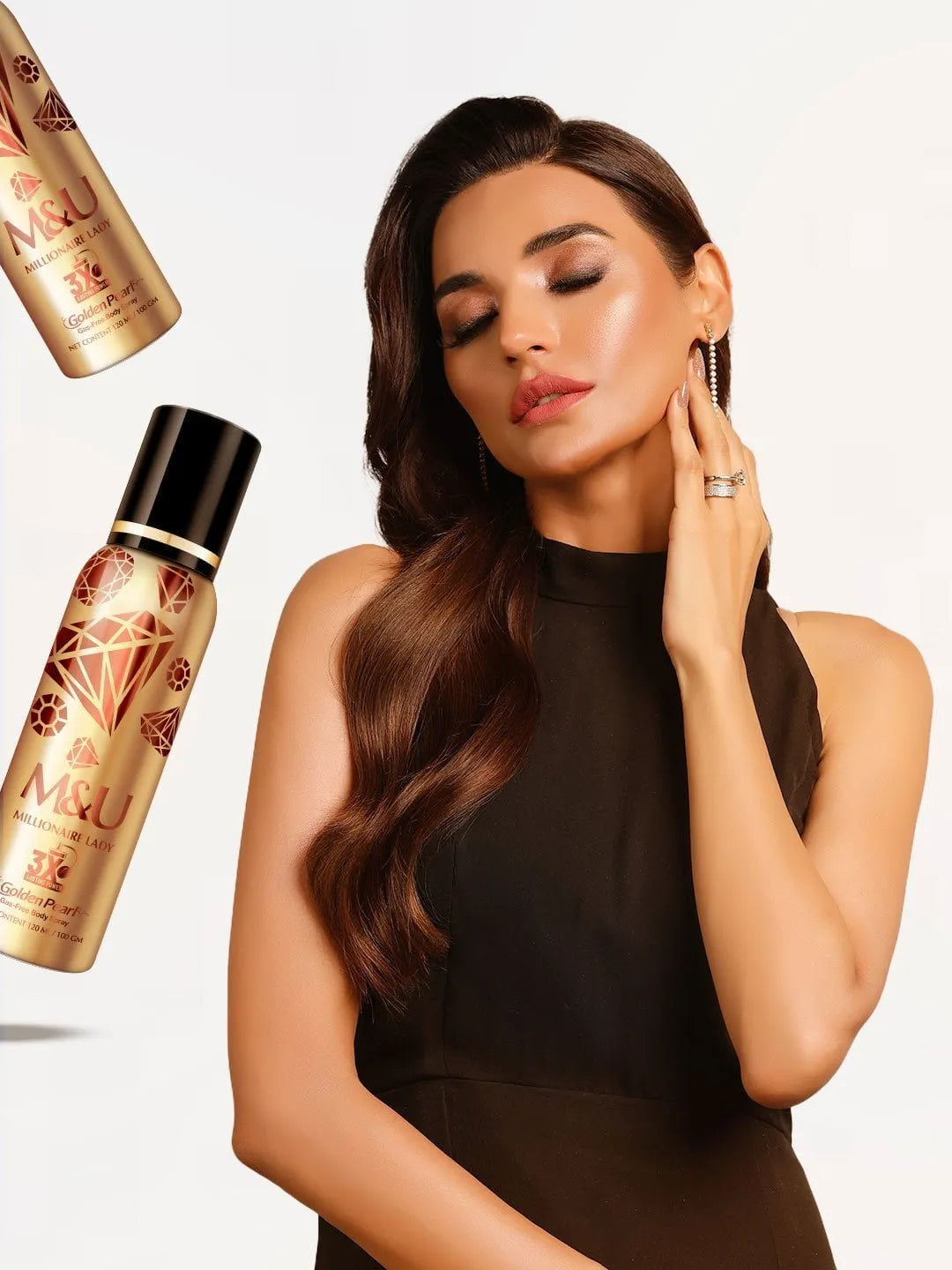Golden Pearl Pakistan Millionaire Lady Gas Free Body Spray