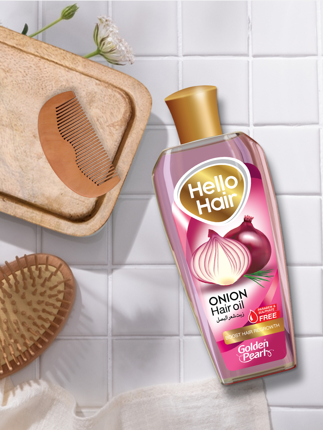 Hello Hair Onion Herbal Oil