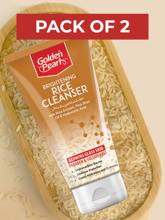 Pack of 2 Brightening Rice Cleanser