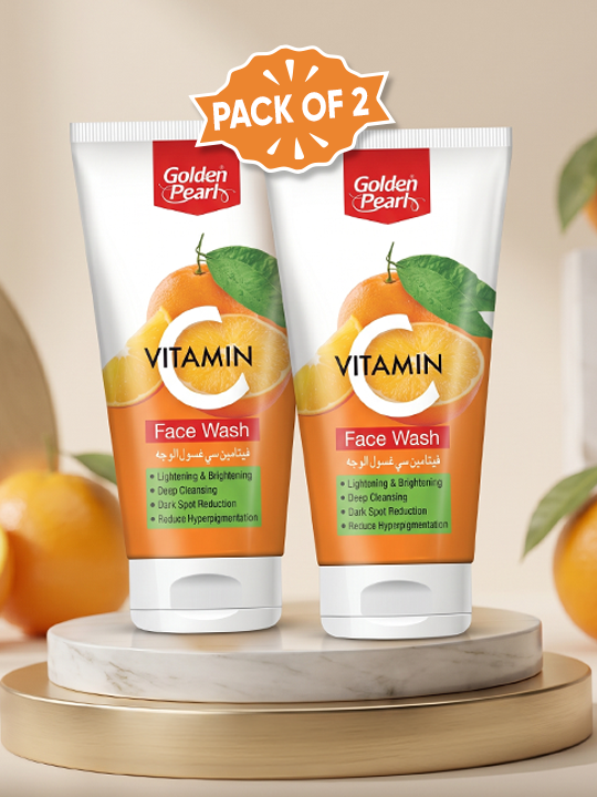 Pack of 2 Vitamin C Face Wash – Daily Brightening Cleanser