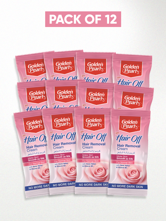 Hair Removal Cream – Rose 16g Sachet Pack of 12