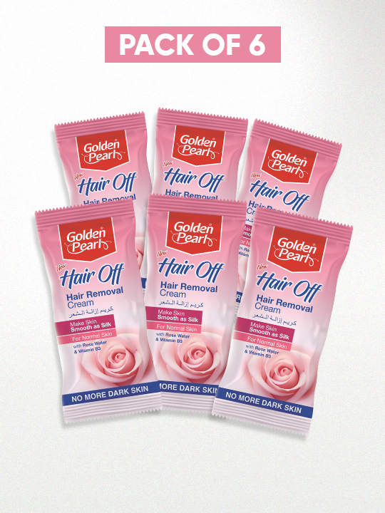 Hair Removal Cream – Rose 16g Sachet Pack of 6