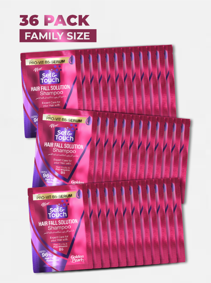 Set &amp; Touch Hair Fall Solution Shampoo sachet 4ml (Pack of 36)
