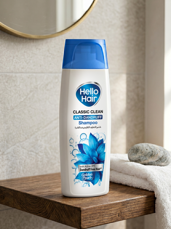 Hello Hair Classic Clean Anti-Dandruff Shampoo – Deep Cleansing Dandruff Protection