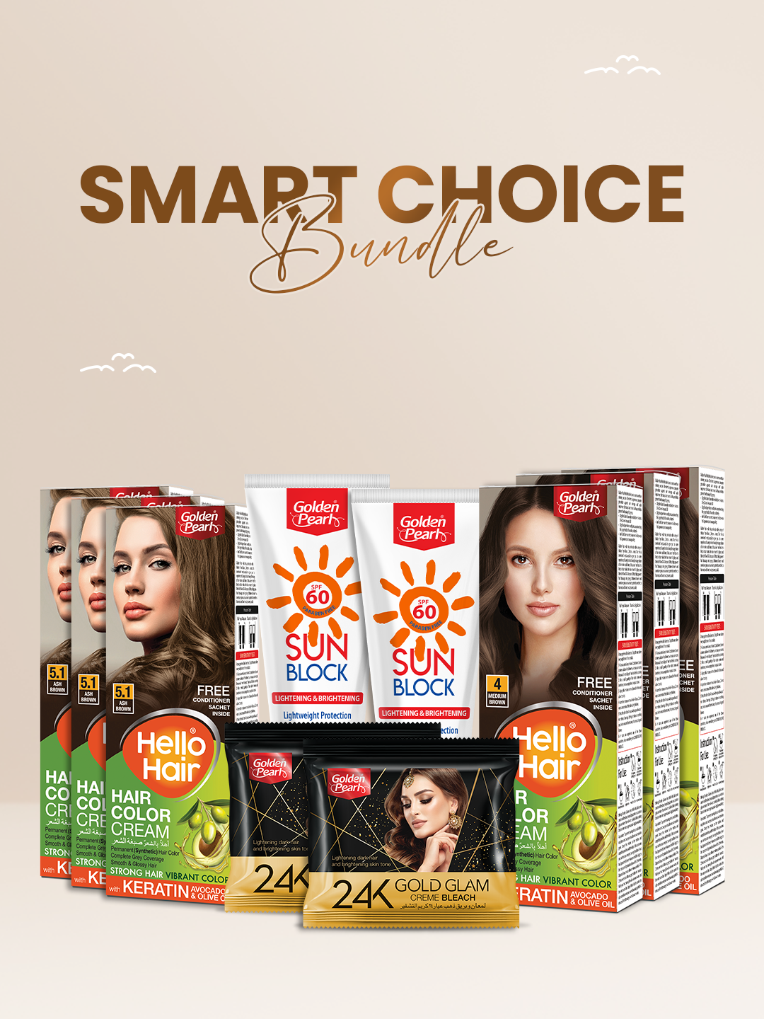 Smart Choice Bundle 14: Classic Hair & Sun Shield Combo