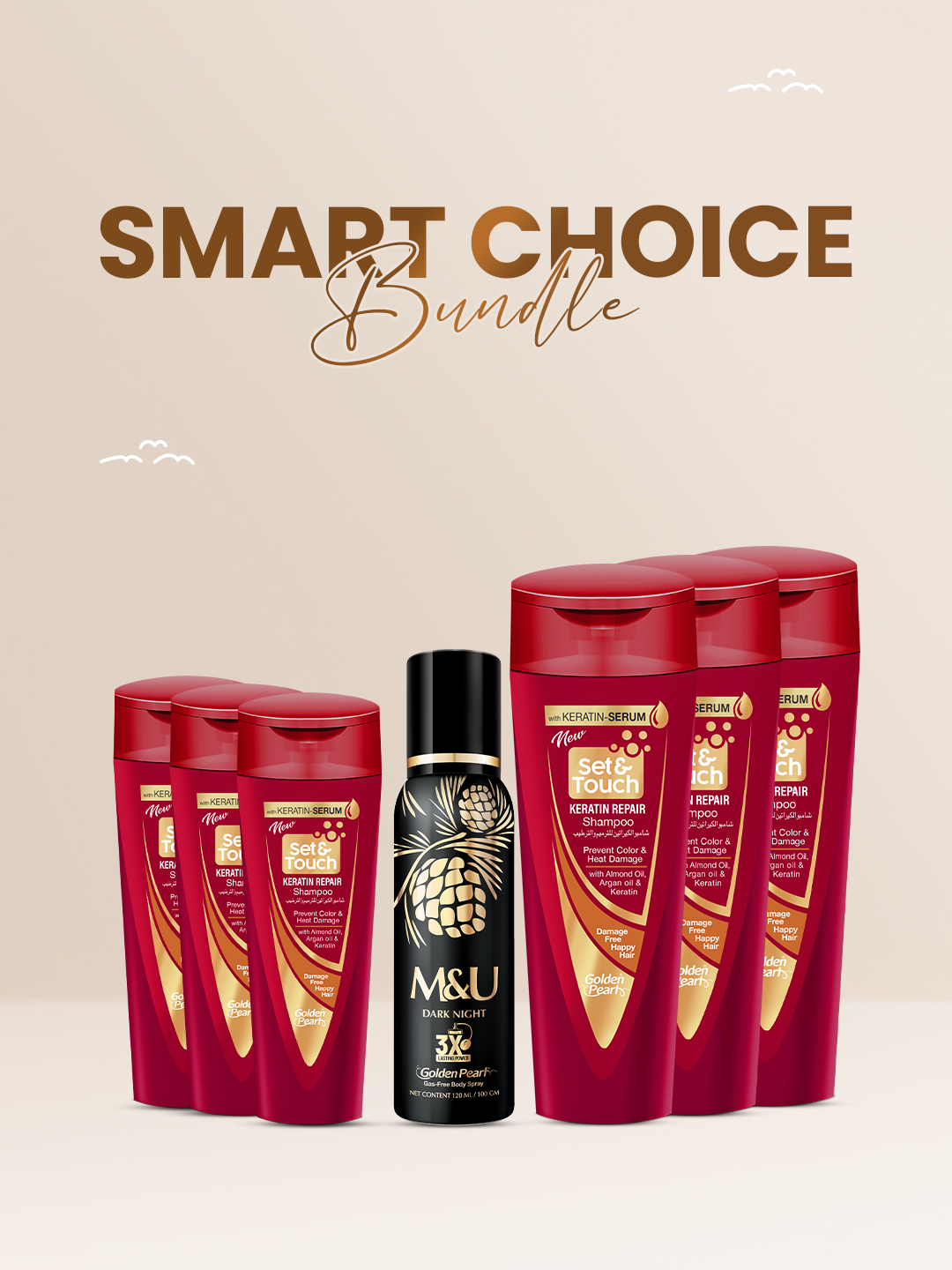 Smart Choice Bundle 15: Keratin Hair & Body Set