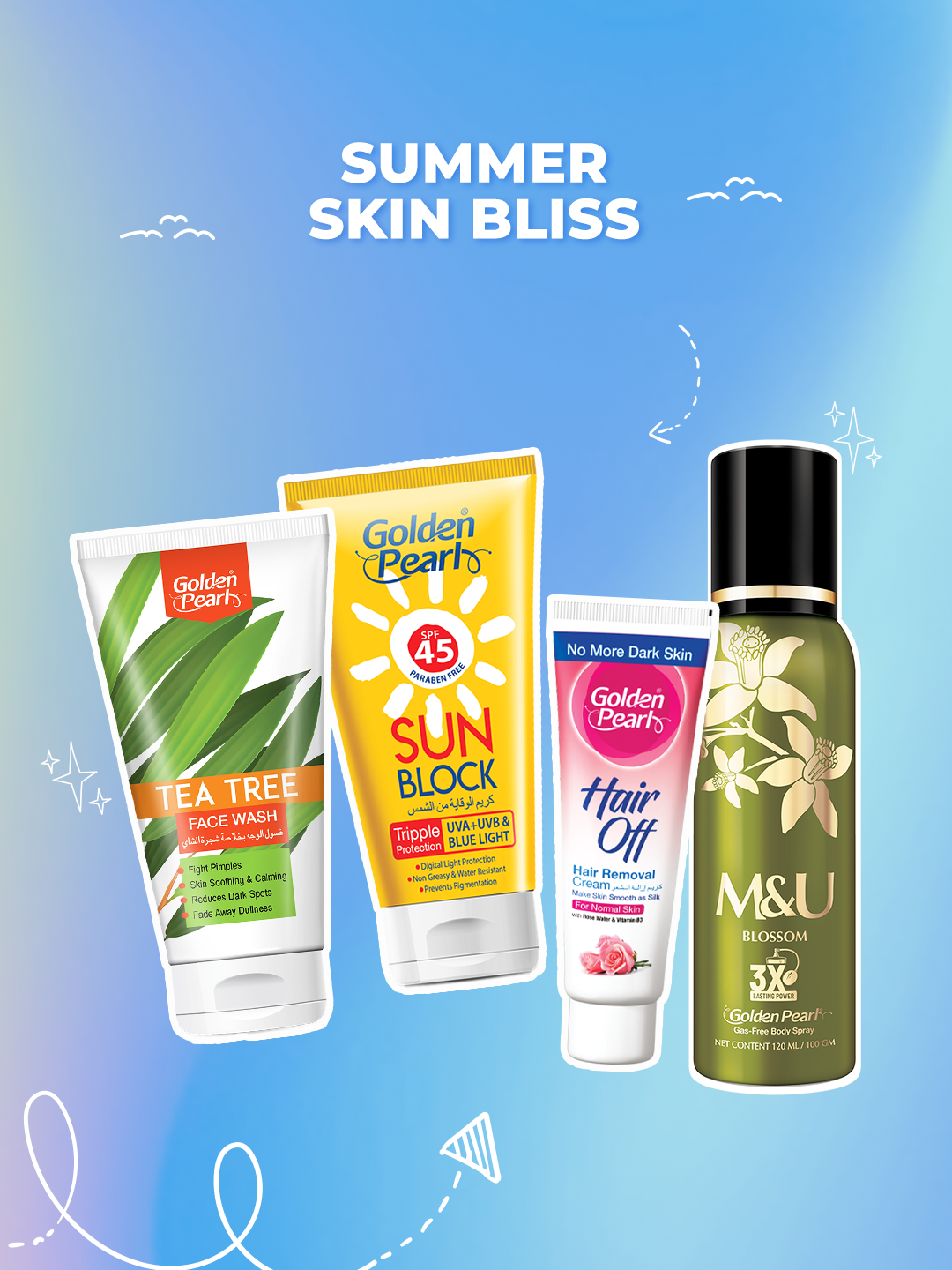 Golden Pearl Pakistan Summer Skin Bliss Deal