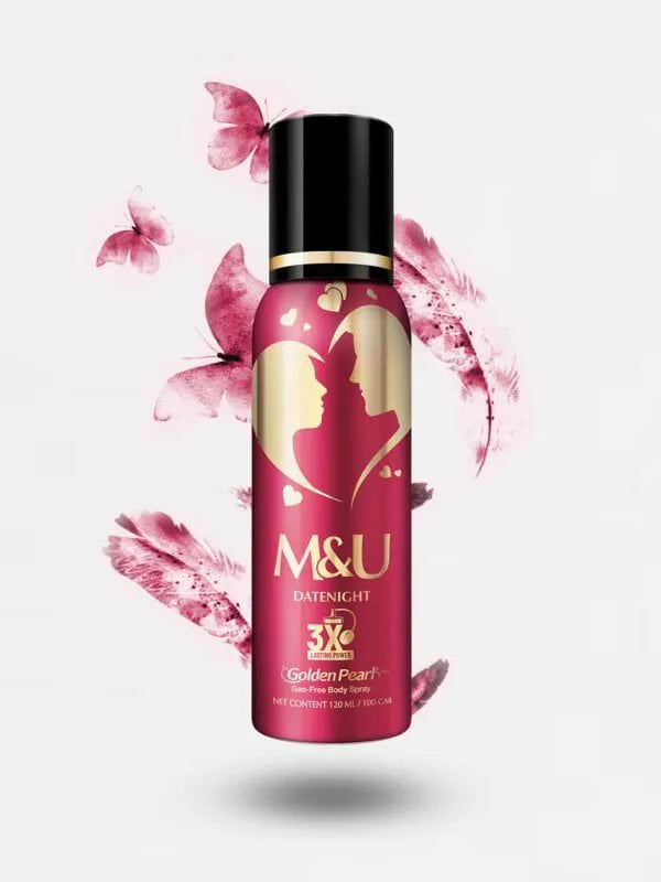 Golden Pearl Pakistan Pack of 3 Body Spray (Datenight, Desert & Kiss) Deal