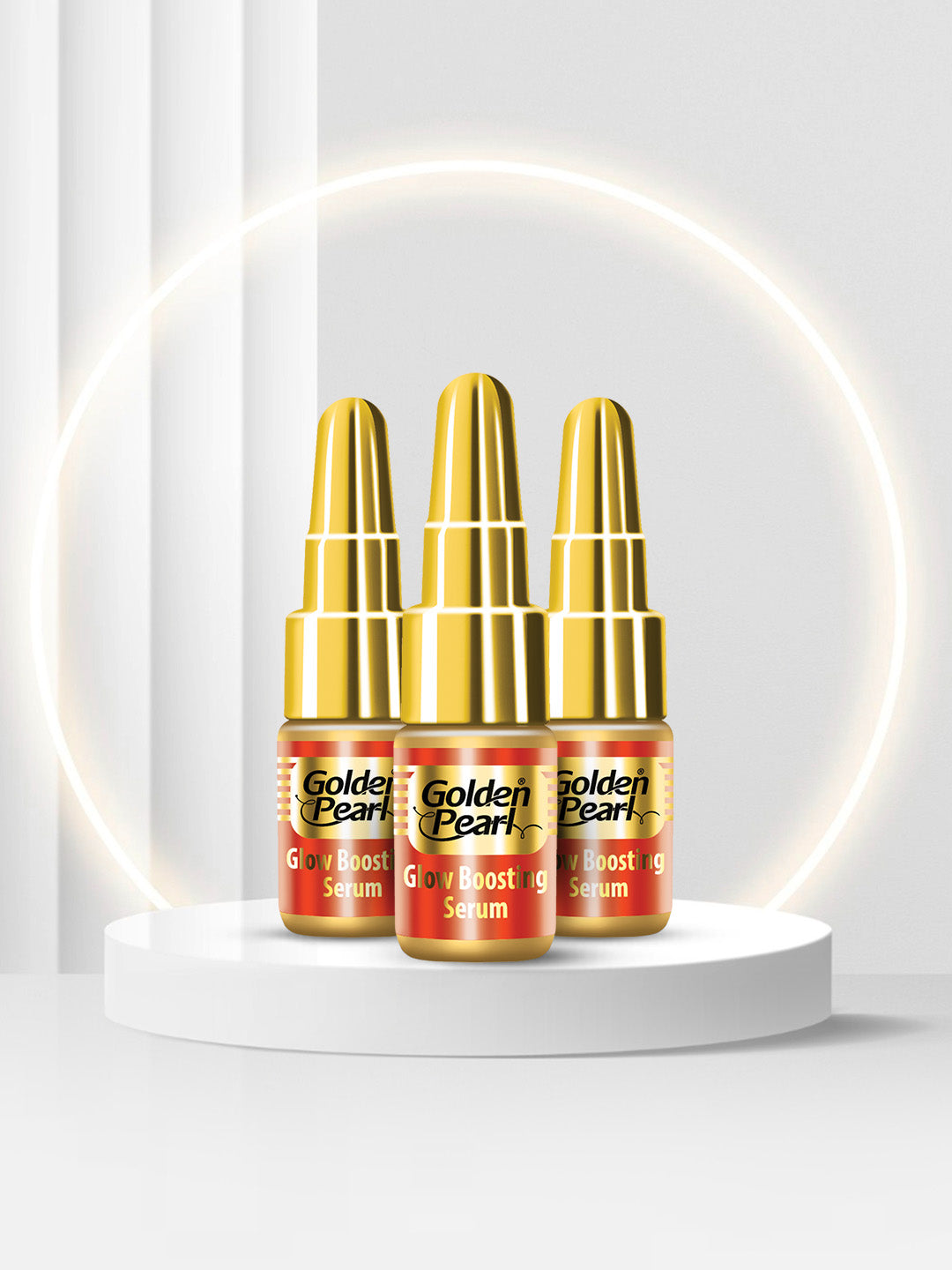 Golden Pearl Pakistan Pack of 3 Glow Boosting Serum Deal